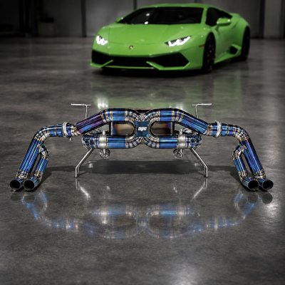 AVT LAMBORGHINI HURACAN LP580/LP610 2014+ TITANIUM Valved Silenced / Straight Pipe Cat Back Exhaust System