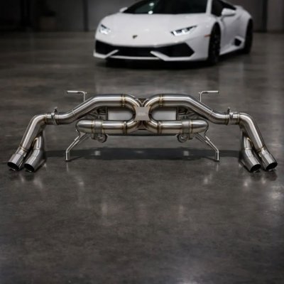 AVT LAMBORGHINI HURACAN LP580/LP610 2014+ Valved Silenced / Straight Pipe Cat Back Stainless Exhaust System