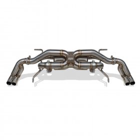 AVT AUDI R8 V8 GEN1 2007-2012 Valved Silenced / Straight Pipe Cat Back Stainless Exhaust System