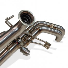 AVT AUDI R8 V10 GEN1 2009-2012 Valved Silenced / Straight Pipe Cat Back Stainless Exhaust System