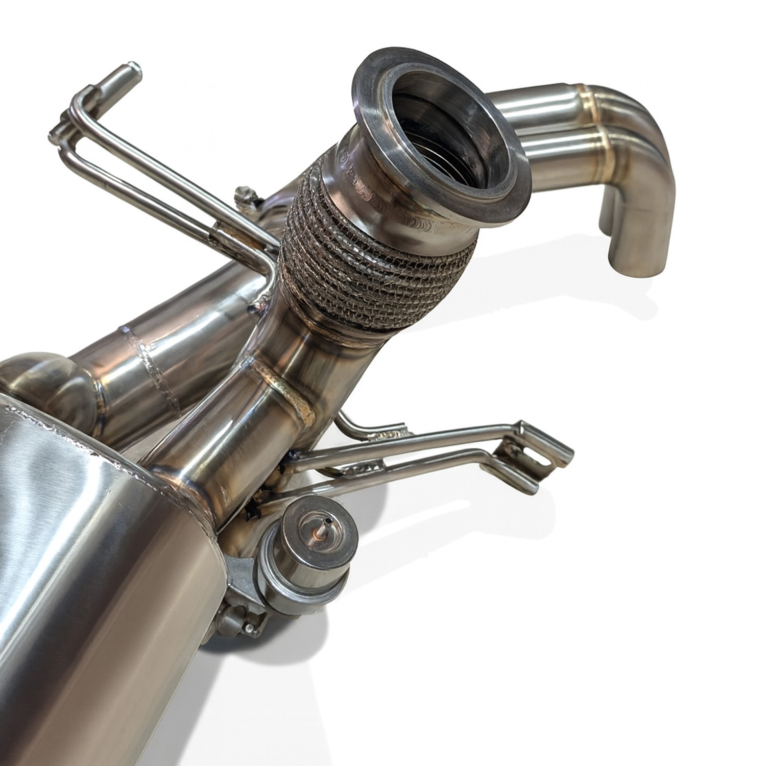 AVT AUDI R8 V8 GEN1 2007-2012 Valved Silenced / Straight Pipe Cat Back Stainless Exhaust System