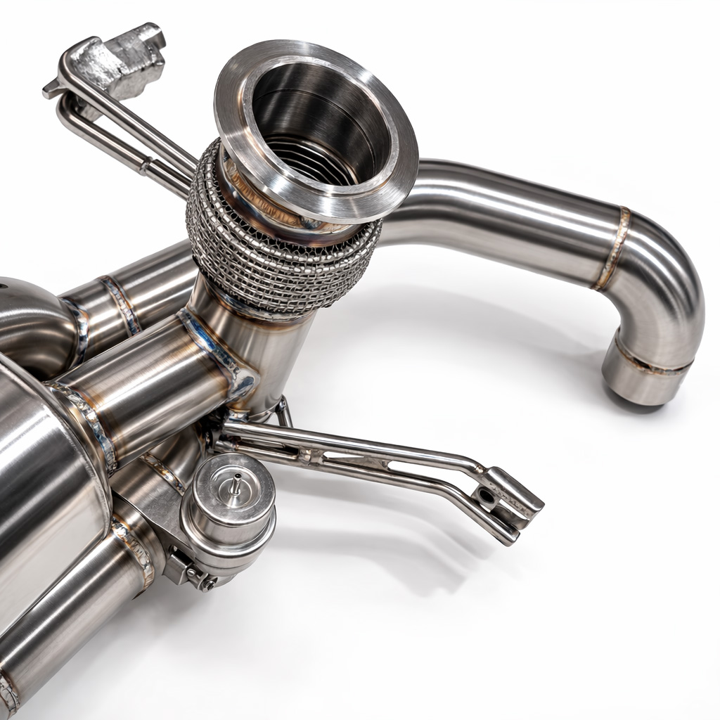 AVT AUDI R8 V10 GEN1 FACELIFT 2013-2015 Valved Silenced / Straight Pipe Cat Back Stainless Exhaust System