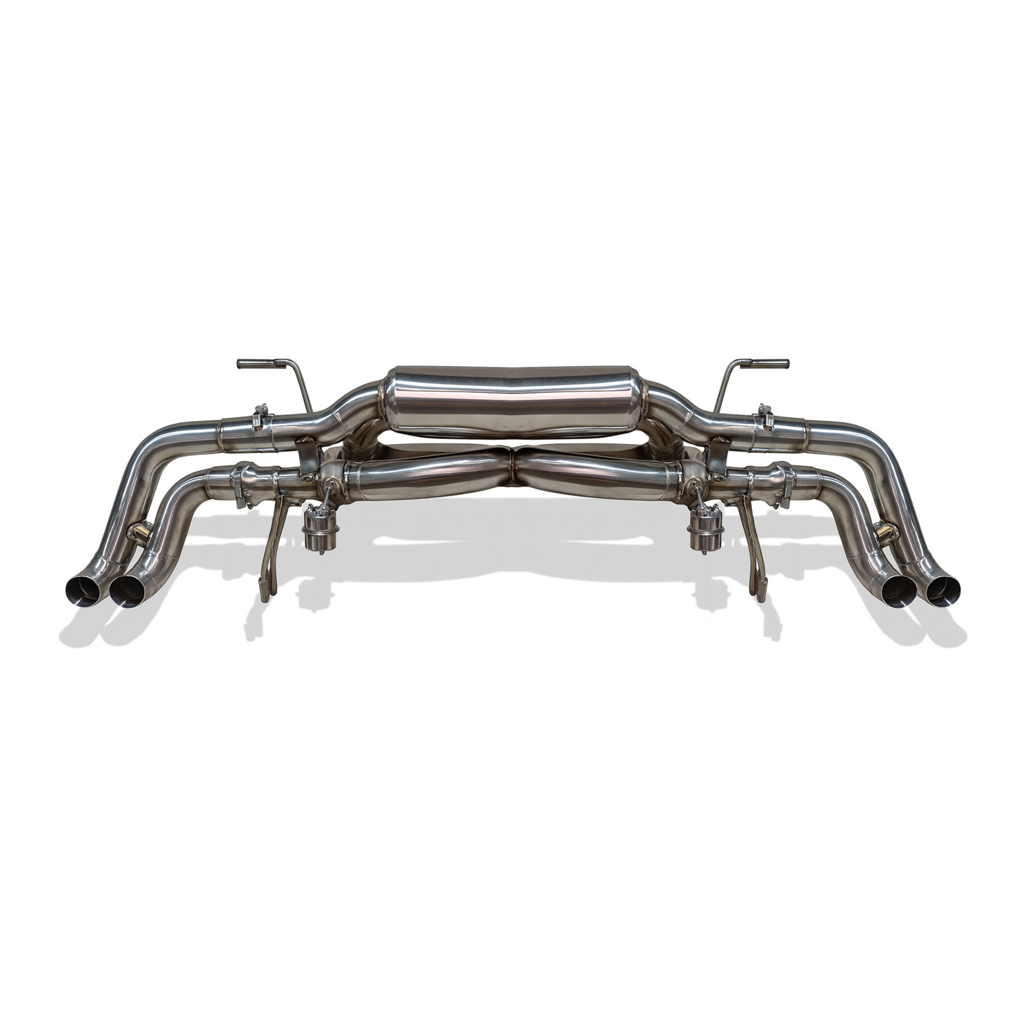 AVT AUDI R8 V10 GEN1 2009-2012 Valved Silenced / Straight Pipe Cat Back Stainless Exhaust System