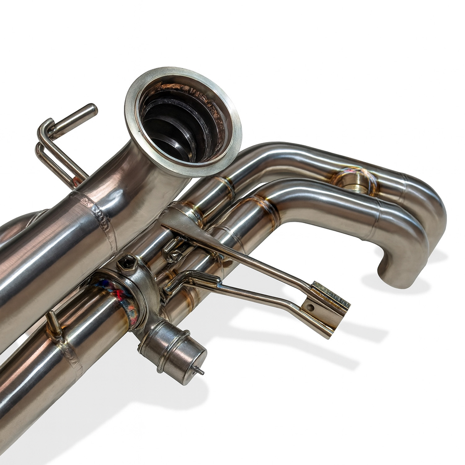 AVT AUDI R8 V10 GEN1 2009-2012 Valved Silenced / Straight Pipe Cat Back Stainless Exhaust System