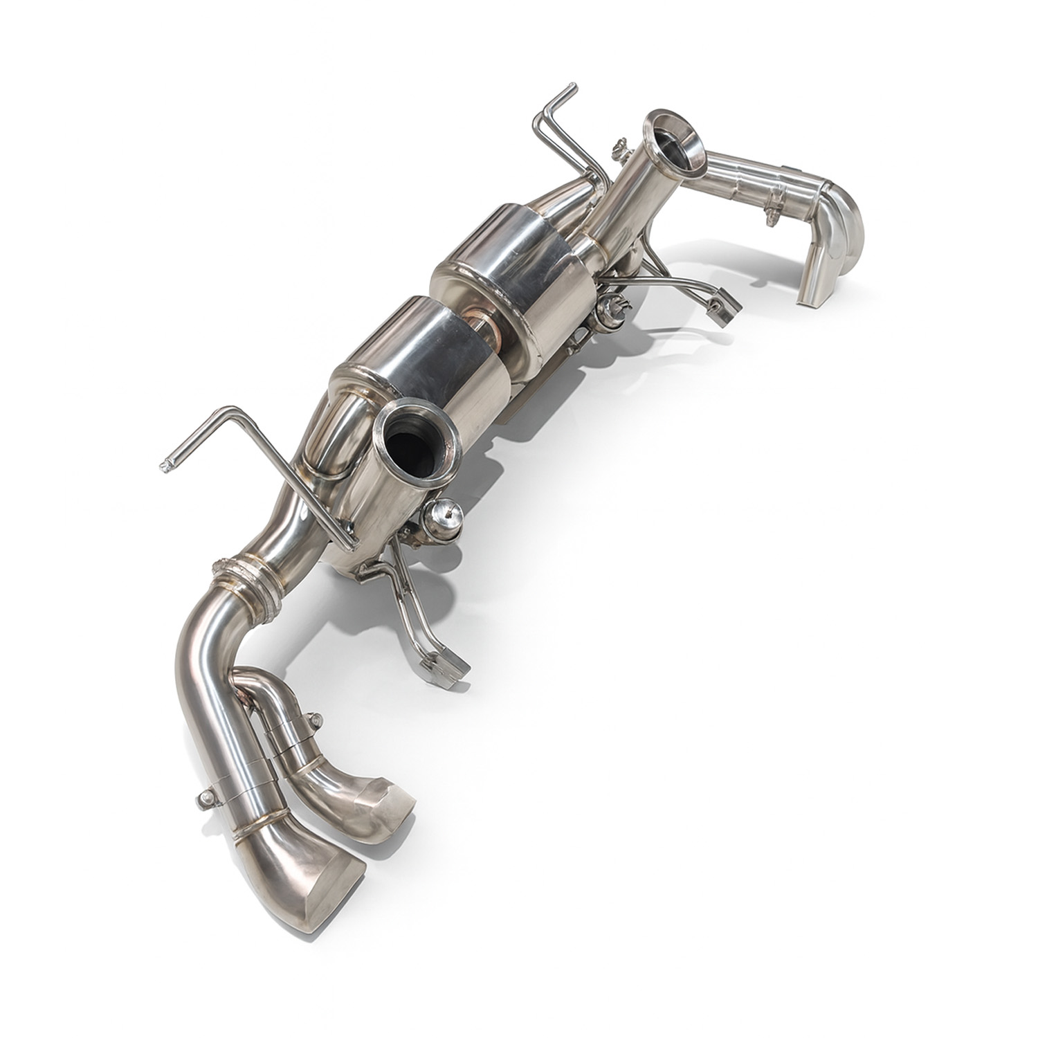 AVT AUDI R8 V10 GEN2 2015-2018 Valved Silenced / Straight Pipe Cat Back Stainless Exhaust System