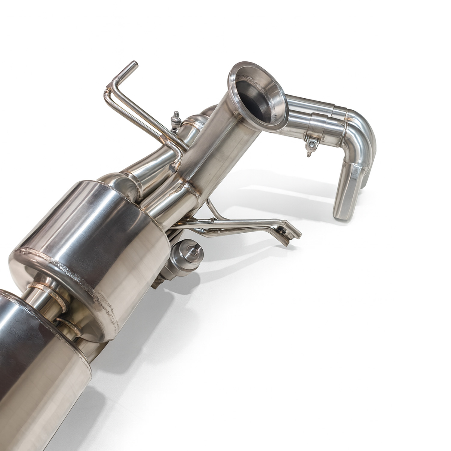 AVT AUDI R8 V10 GEN2 2015-2018 Valved Silenced / Straight Pipe Cat Back Stainless Exhaust System