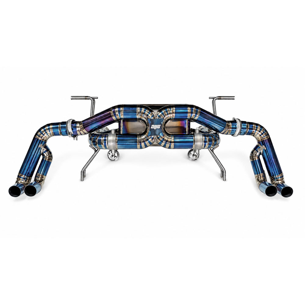 AVT AUDI R8 V10 GEN1 2009-2012 TITANIUM Valved Silenced / Straight Pipe Cat Back Exhaust System