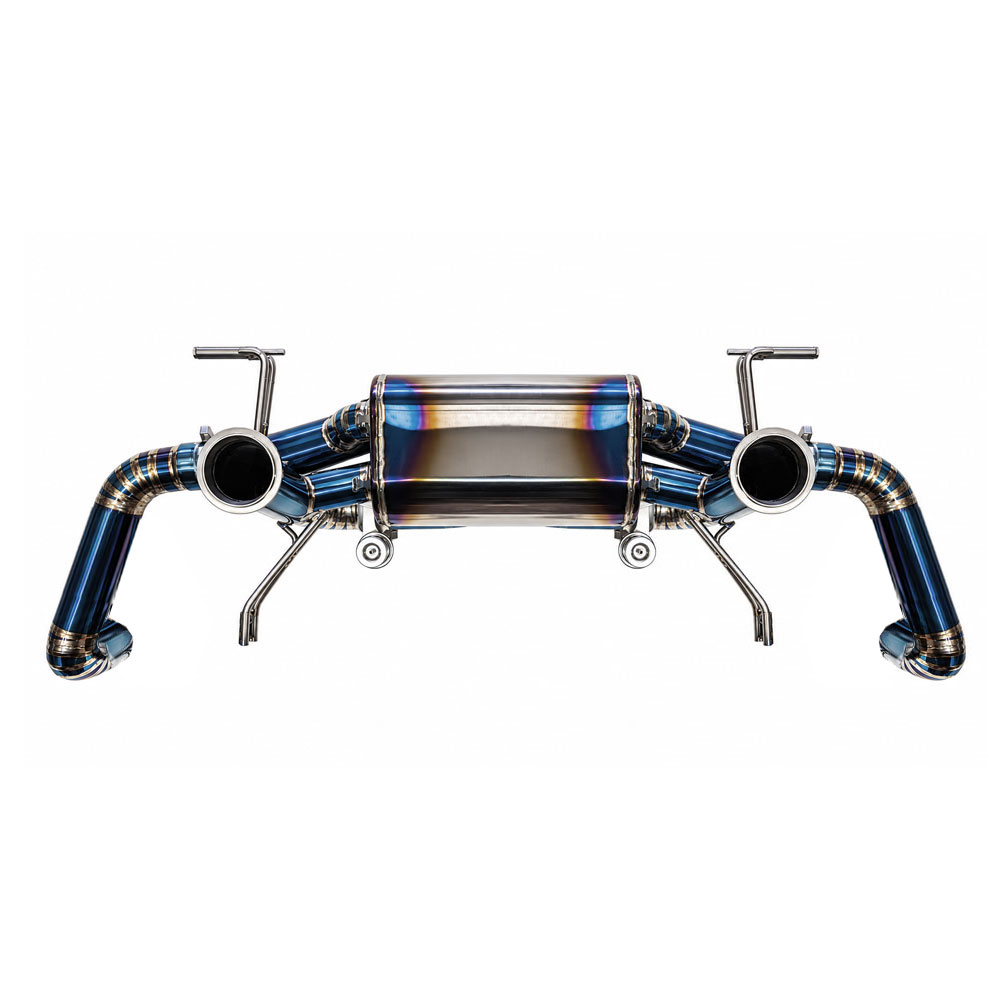 AVT AUDI R8 V10 GEN2.5 2018-2023 OPF DELETE TITANIUM Valved Silenced / Straight Pipe Cat Back Exhaust